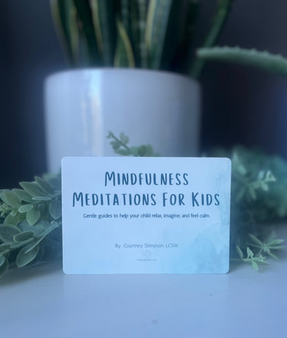 Mindfulness Cards for Kids – Guided Mini Practices for Calm, Focus, and Connection
